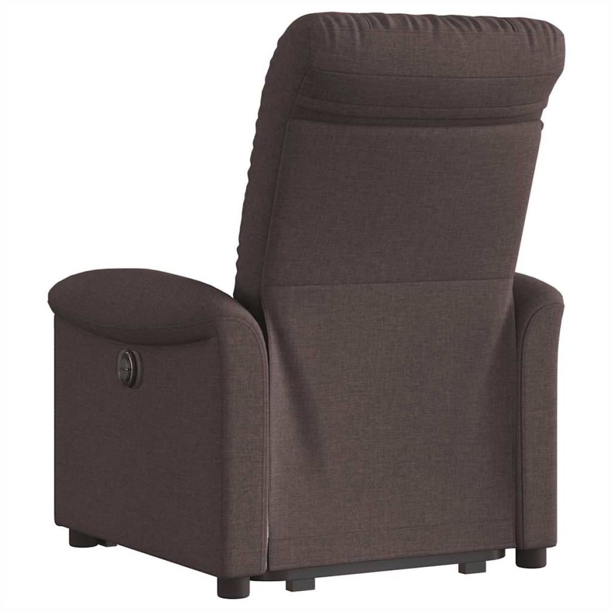 vidaXL Πολυθρόνα Ηλεκτρική Ανακλινόμενη Ανύψωση Σκ. Καφέ Υφασμάτινη