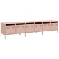 ντουλάπι τηλεόρασης vidaXL Ροζ 202x39x43,5 cm Ατσάλι ψυχρής έλασης