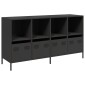 vidaXL Ντουλάπι Μαύρο 135x39x73,5 εκ. από Χάλυβα Ψυχρής Έλασης