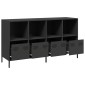 vidaXL Ντουλάπι Μαύρο 135x39x73,5 εκ. από Χάλυβα Ψυχρής Έλασης