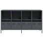 vidaXL Ντουλάπι Ανθρακί 135x39x73,5 εκ. από Χάλυβα Ψυχρής Έλασης