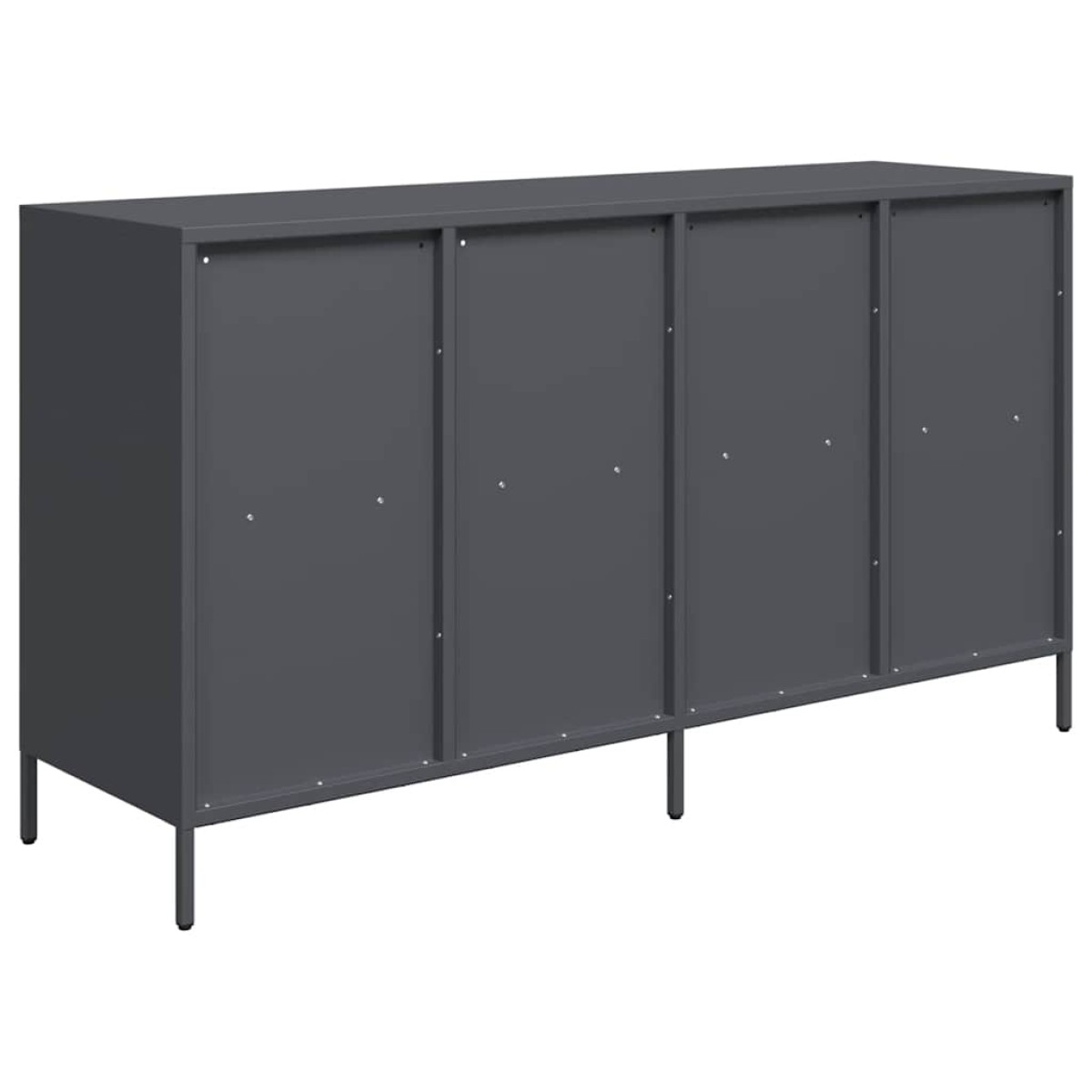 vidaXL Ντουλάπι Ανθρακί 135x39x73,5 εκ. από Χάλυβα Ψυχρής Έλασης