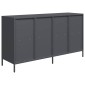 vidaXL Ντουλάπι Ανθρακί 135x39x73,5 εκ. από Χάλυβα Ψυχρής Έλασης