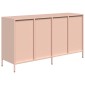 vidaXL Ντουλάπι Ροζ 135x39x73,5 εκ. από Χάλυβα Ψυχρής Έλασης