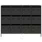 vidaXL Ντουλάπι Μαύρο 135x39x103,5 εκ. από Χάλυβα Ψυχρής Έλασης