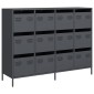 vidaXL Ντουλάπι Ανθρακί 135x39x103,5 εκ. από Χάλυβα Ψυχρής Έλασης