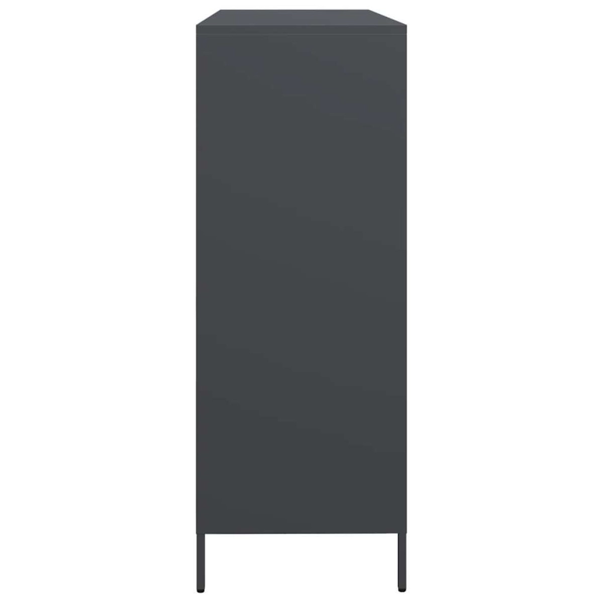 vidaXL Ντουλάπι Ανθρακί 135x39x103,5 εκ. από Χάλυβα Ψυχρής Έλασης