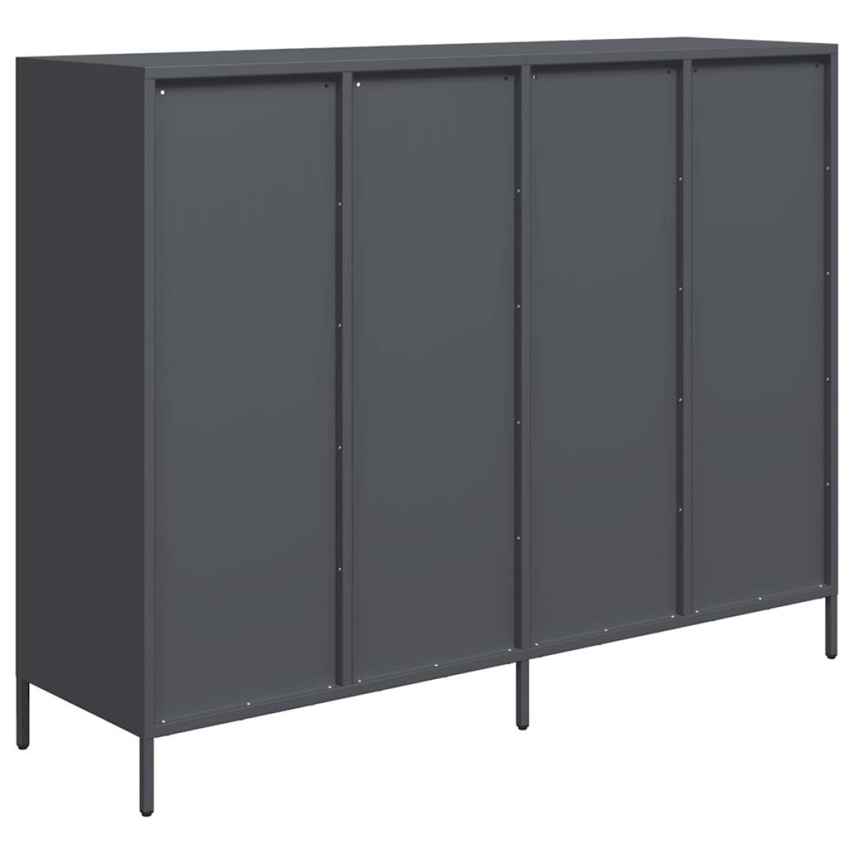 vidaXL Ντουλάπι Ανθρακί 135x39x103,5 εκ. από Χάλυβα Ψυχρής Έλασης
