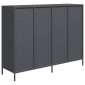 vidaXL Ντουλάπι Ανθρακί 135x39x103,5 εκ. από Χάλυβα Ψυχρής Έλασης