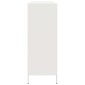 vidaXL Sideboard Λευκό 135x39x103,5 cm Ατσάλι ψυχρής έλασης