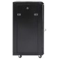 vidaXL Καμπίνα Δικτύου 15U 19" IP20 Μαύρη 60x45x86 εκ.