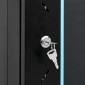 vidaXL Καμπίνα Δικτύου 15U 19" IP20 Μαύρη 60x45x86 εκ.