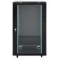 vidaXL Καμπίνα Δικτύου 18U 19" IP20 Μαύρη 60x60x100 εκ.