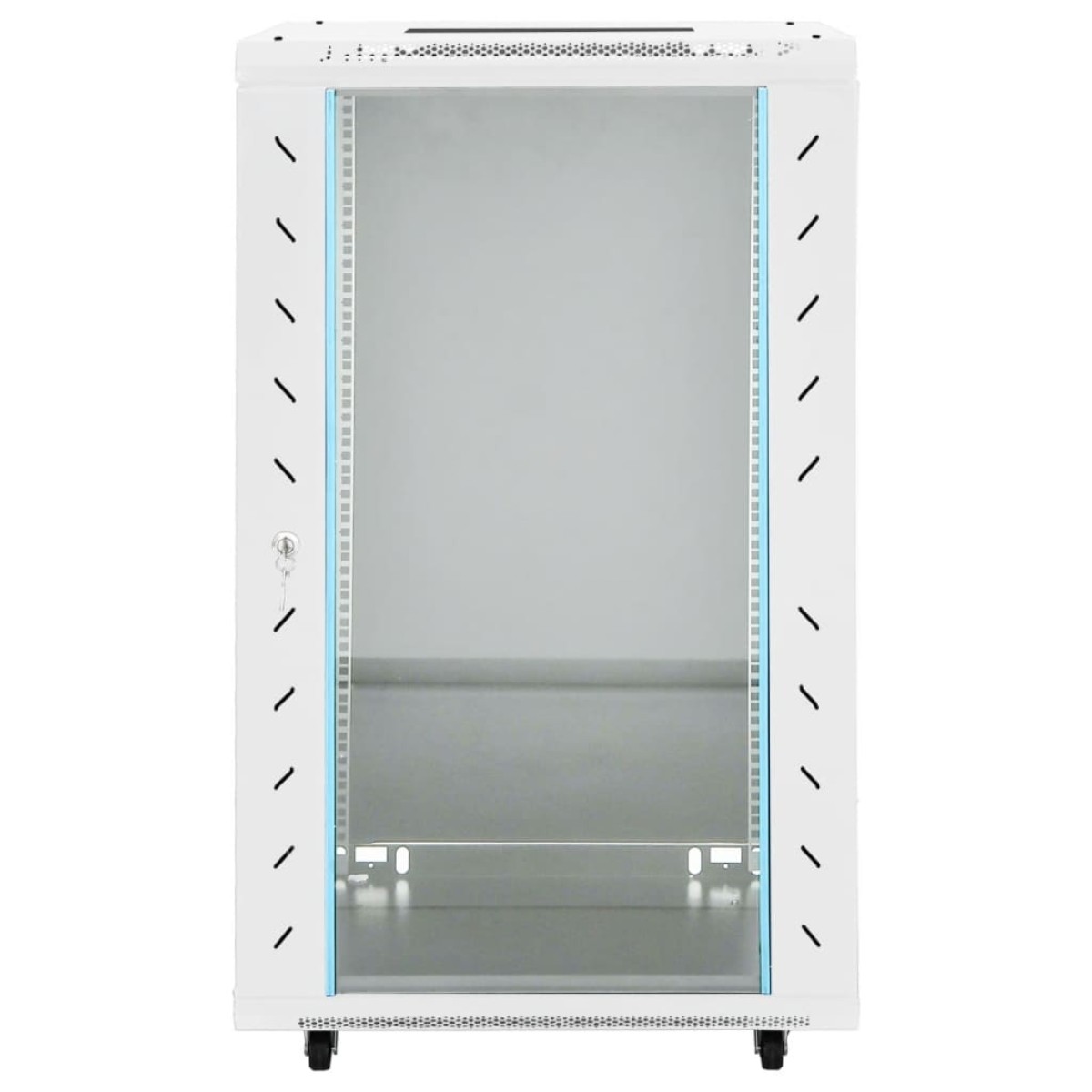 vidaXL Καμπίνα Δικτύου 18U 19" IP20 Μαύρη 60x60x100 εκ.