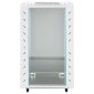 vidaXL Καμπίνα Δικτύου 18U 19" IP20 Μαύρη 60x60x100 εκ.
