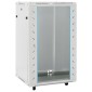vidaXL Καμπίνα Δικτύου 18U 19" IP20 Μαύρη 60x60x100 εκ.