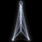 vidaXL Χριστουγεννιάτικο δέντρο LED 363 LED Ψυχρό Λευκό 182 εκ.