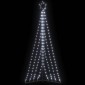 vidaXL Χριστουγεννιάτικο δέντρο LED 339 LED Ψυχρό Λευκό 182 εκ.