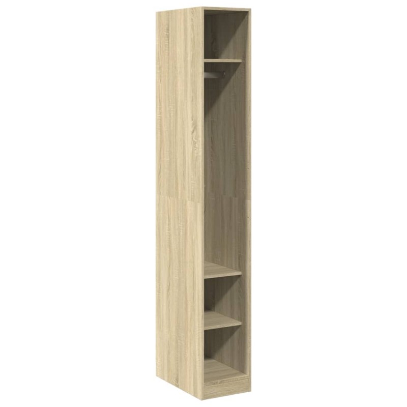 vidaXL Ντουλάπα Sonoma Δρυς 30x50x200 εκ. από Επεξεργασμένο Ξύλο