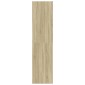 vidaXL Ντουλάπα Χρώμα Sonoma Δρυς 80x50x200 εκ. από Επεξ. Ξύλο