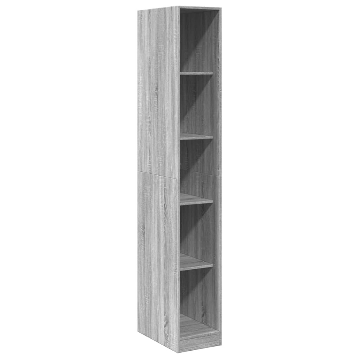 vidaXL Ντουλάπα Γκρι Sonoma 30x50x200 εκ. από Επεξεργασμένο Ξύλο