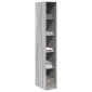 vidaXL Ντουλάπα Γκρι Sonoma 30x50x200 εκ. από Επεξεργασμένο Ξύλο