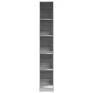 vidaXL Ντουλάπα Γκρι Sonoma 30x50x200 εκ. από Επεξεργασμένο Ξύλο
