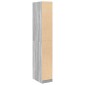 vidaXL Ντουλάπα Γκρι Sonoma 30x50x200 εκ. από Επεξεργασμένο Ξύλο