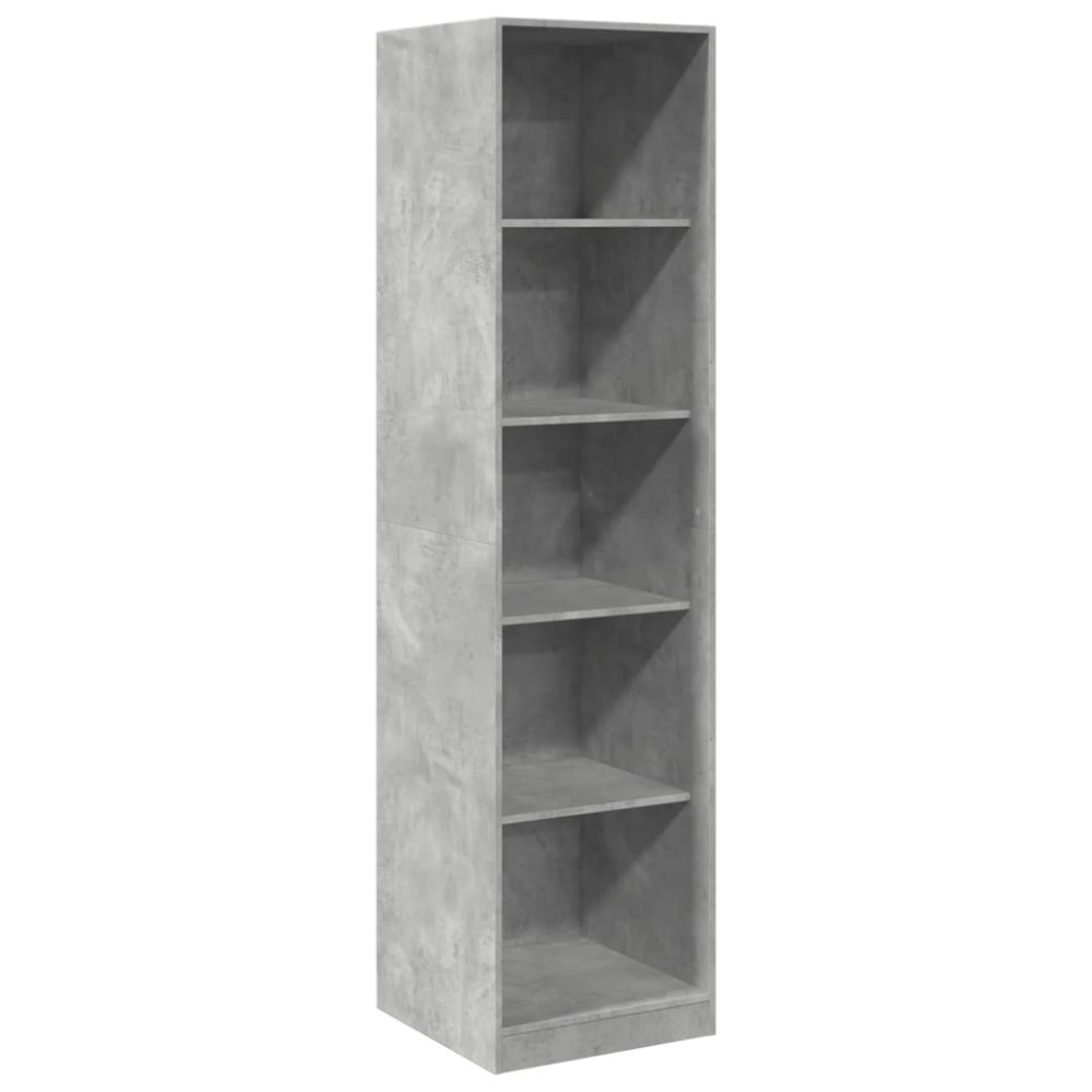 vidaXL Ντουλάπα Γκρι του Σκυροδέματος 50x50x200 εκ. Επεξεργασμένο Ξύλο