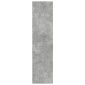 vidaXL Ντουλάπα Γκρι του Σκυροδέματος 50x50x200 εκ. Επεξεργασμένο Ξύλο