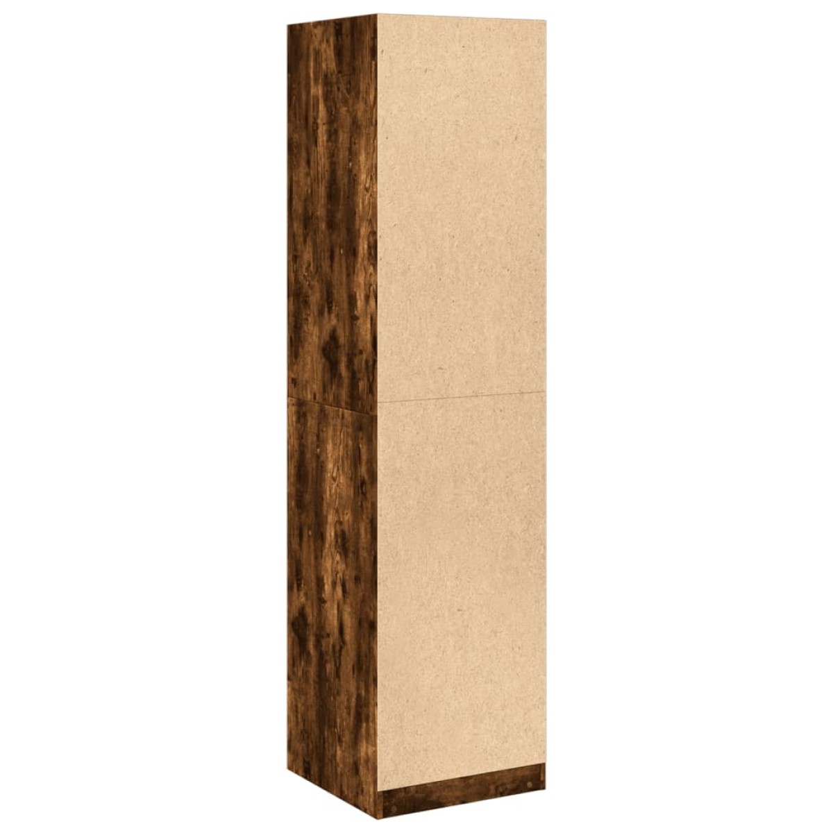 vidaXL Ντουλάπα Χρώμα Καπνιστή Δρυς 50 x 50 x 200 εκ. από Επεξ. Ξύλο