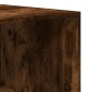 vidaXL Ντουλάπα Χρώμα Καπνιστή Δρυς 50 x 50 x 200 εκ. από Επεξ. Ξύλο