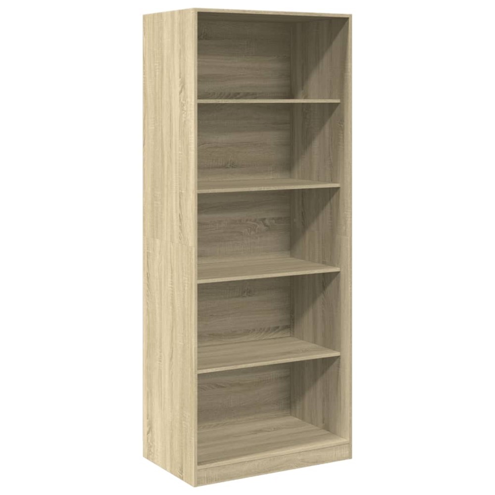 vidaXL Ντουλάπα Χρώμα Sonoma Δρυς 80x50x200 εκ. από Επεξ. Ξύλο
