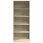 vidaXL Ντουλάπα Χρώμα Sonoma Δρυς 80x50x200 εκ. από Επεξ. Ξύλο