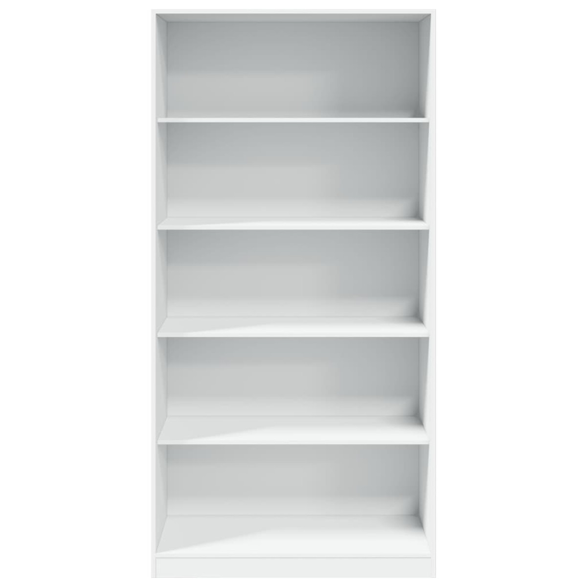 vidaXL Ντουλάπα Λευκή 100x50x200 εκ. από Επεξεργασμένο Ξύλο