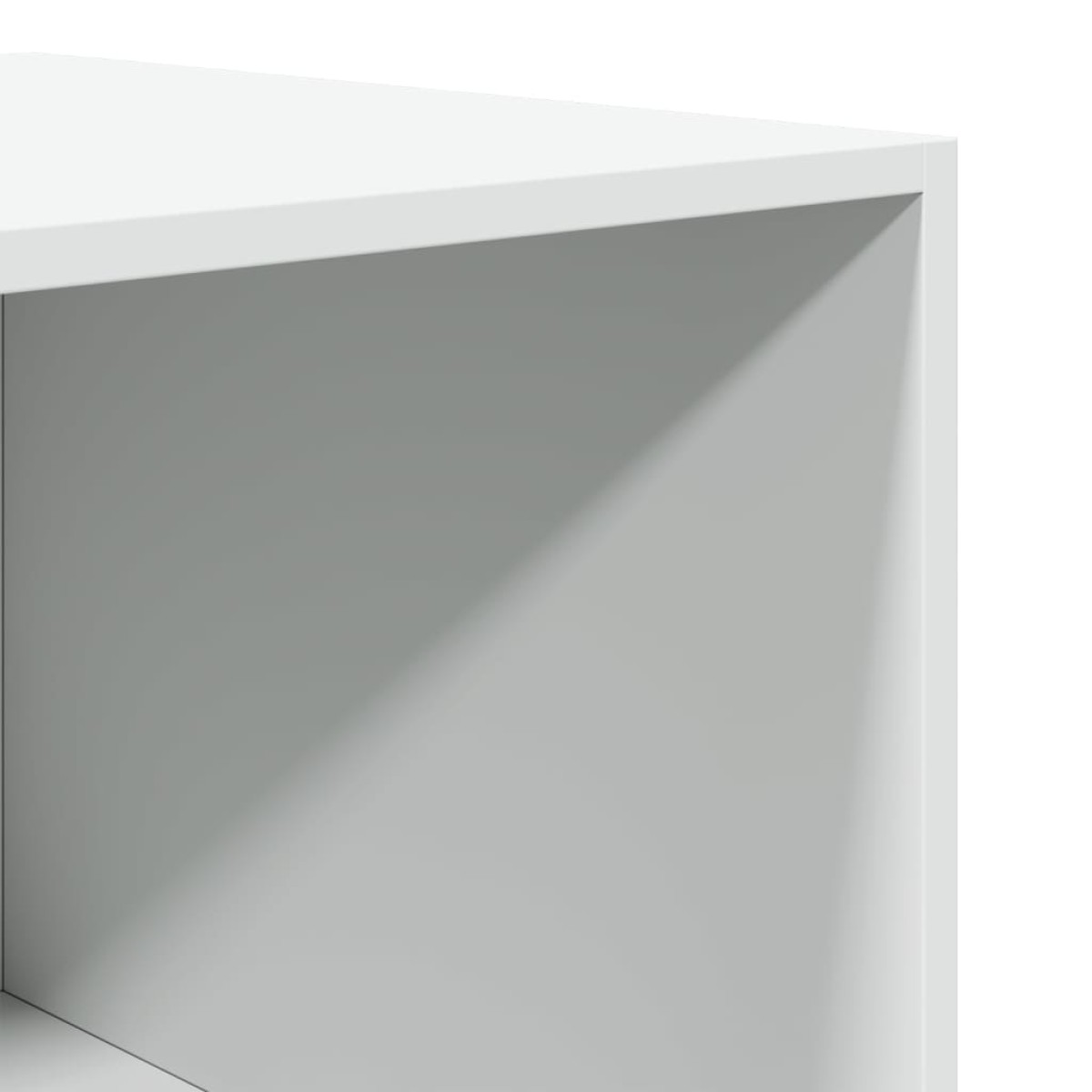 vidaXL Ντουλάπα Λευκή 100x50x200 εκ. από Επεξεργασμένο Ξύλο