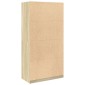 vidaXL Ντουλάπα Χρώμα Sonoma Δρυς 100x50x200εκ. από Επεξεργασμένο Ξύλο