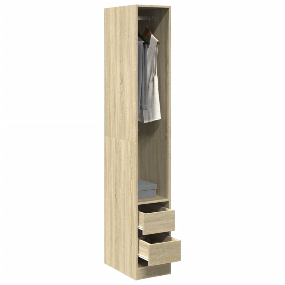 vidaXL Ντουλάπα Sonoma Δρυς 30x50x200 εκ. από Επεξεργασμένο Ξύλο