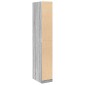 vidaXL Ντουλάπα Γκρι Sonoma 30x50x200 εκ. από Επεξεργασμένο Ξύλο