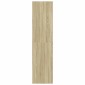 vidaXL Ντουλάπα Χρώμα Sonoma Δρυς 80x50x200 εκ. από Επεξ. Ξύλο