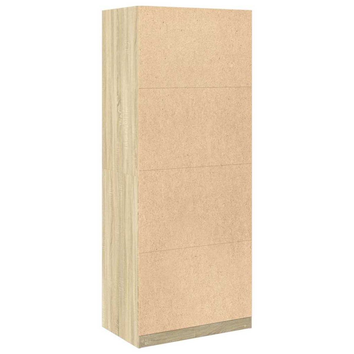 vidaXL Ντουλάπα Χρώμα Sonoma Δρυς 80x50x200 εκ. από Επεξ. Ξύλο