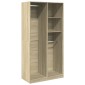 vidaXL Ντουλάπα Χρώμα Sonoma Δρυς 100x50x200εκ. από Επεξεργασμένο Ξύλο