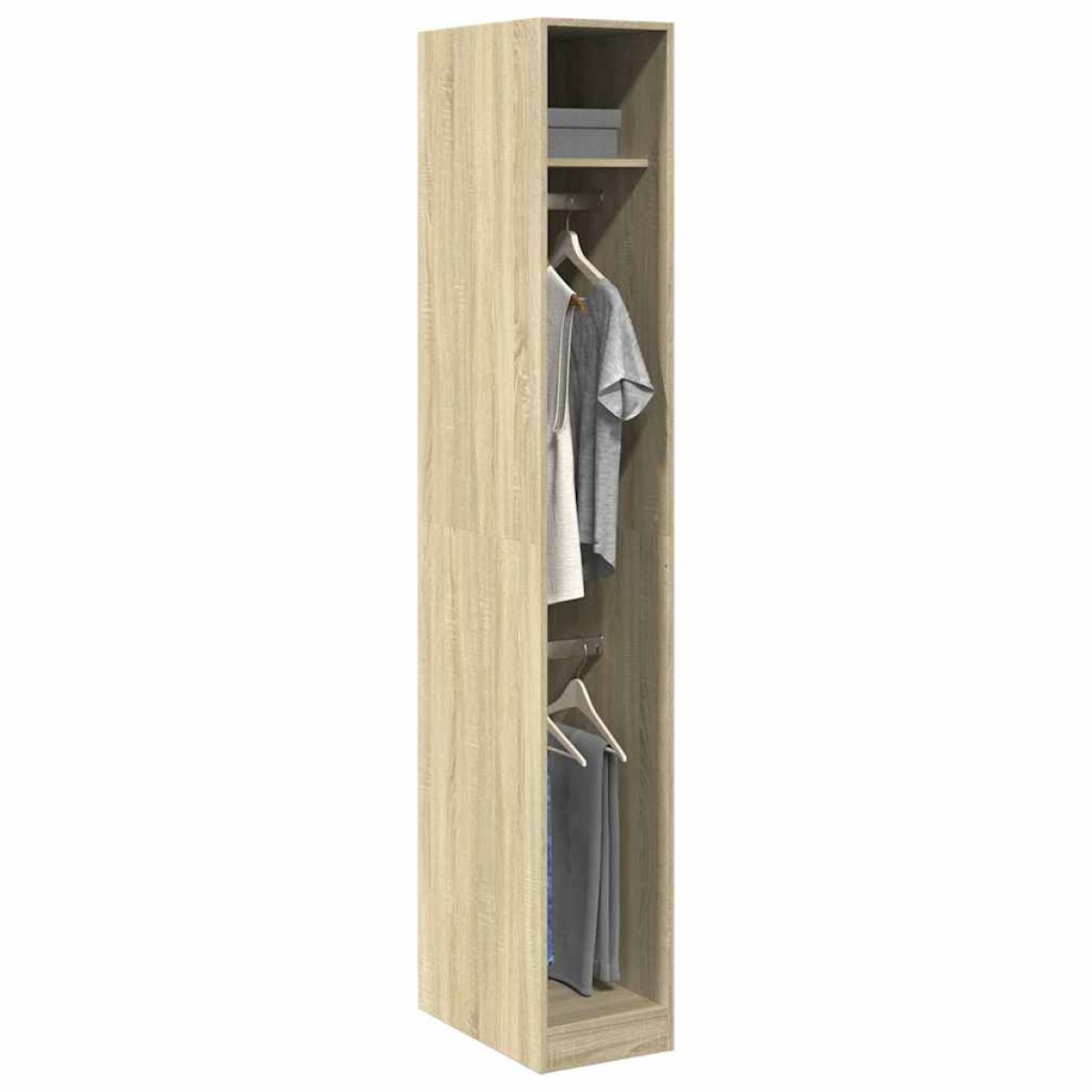 vidaXL Ντουλάπα Sonoma Δρυς 30x50x200 εκ. από Επεξεργασμένο Ξύλο