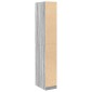 vidaXL Ντουλάπα Γκρι Sonoma 30x50x200 εκ. από Επεξεργασμένο Ξύλο