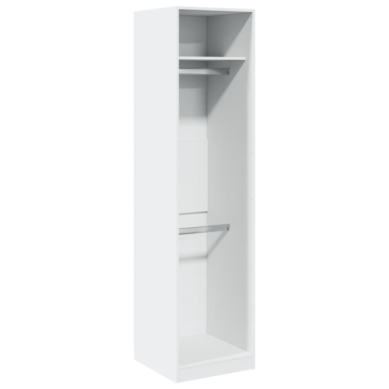 vidaXL Ντουλάπα Λευκή 50 x 50 x 200 εκ. από Επεξ. Ξύλο