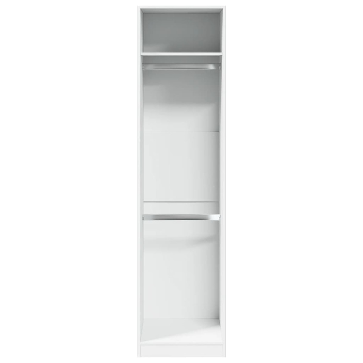 vidaXL Ντουλάπα Λευκή 50 x 50 x 200 εκ. από Επεξ. Ξύλο