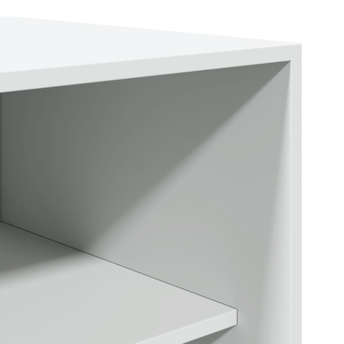 vidaXL Ντουλάπα Λευκή 50 x 50 x 200 εκ. από Επεξ. Ξύλο