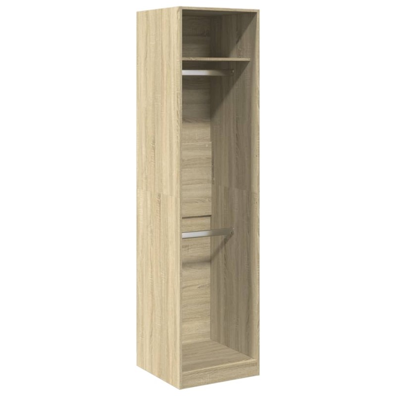 vidaXL Ντουλάπα Χρώμα Sonoma Δρυς 50 x 50 x 200 εκ. από Επεξ. Ξύλο