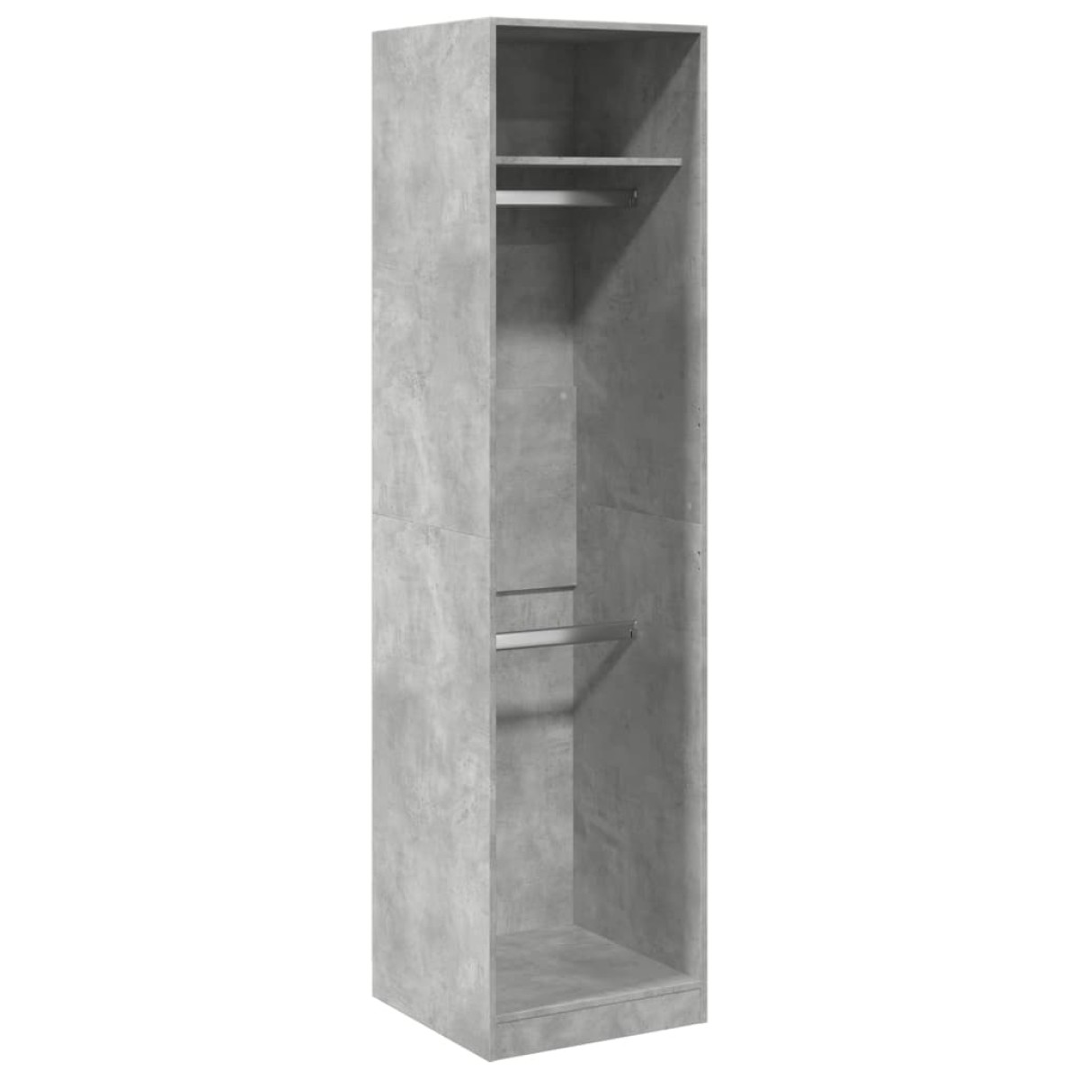vidaXL Ντουλάπα Γκρι του Σκυροδέματος 50x50x200 εκ. Επεξεργασμένο Ξύλο