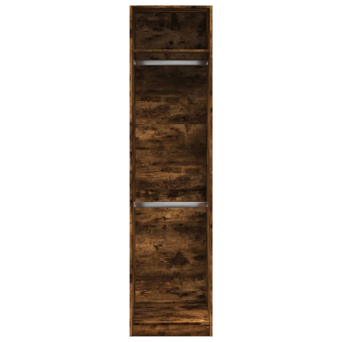 vidaXL Ντουλάπα Χρώμα Καπνιστή Δρυς 50 x 50 x 200 εκ. από Επεξ. Ξύλο